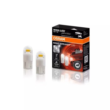 OSRAM Λαμπτήρας Αυτοκινήτου Night Breaker LED W5W WHITE - W2.1x9.5d 